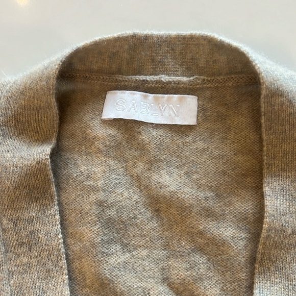 Sablyn beige cardigan with pockets - Picture 3 of 6